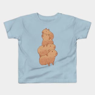 Capybara stack Kids T-Shirt